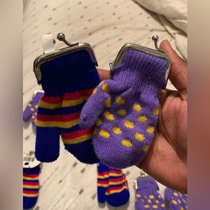 Mitten coin purses